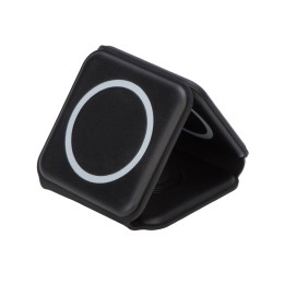 Беспроводное зарядное устройство 3-в-1 «Road», 15 Вт, черный