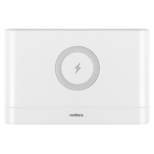 Часы с беспроводным зарядным устройством Rombica Timebox 1, белый