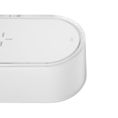 Ночник с беспроводной зарядкой и RGB подсветкой "Miracle", 15 Вт, белый