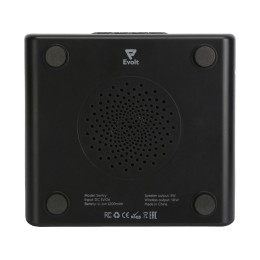 Беспроводная колонка с часами и функцией беспроводной зарядки «Sentry», черный (P)