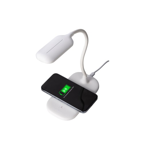Настольный светильник с беспроводной зарядкой "Nimble", 10 Вт