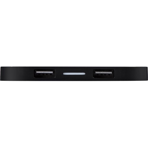 Беспроводная зарядка «Tile» с 2 USB-A, 5 Вт, черный