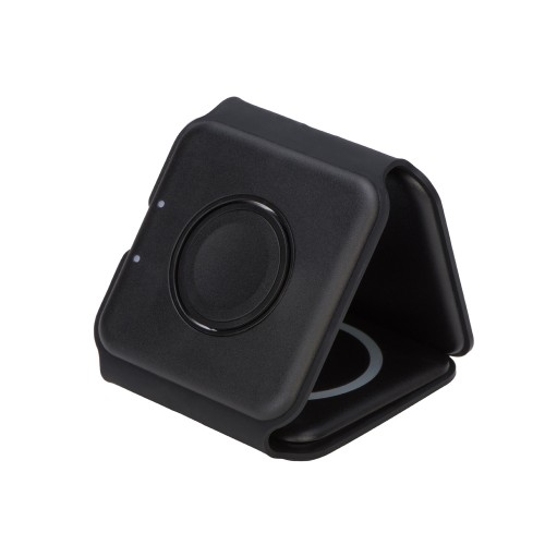 Беспроводное зарядное устройство 3-в-1 «Road», 15 Вт, черный