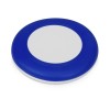 Беспроводное зарядное устройство со встроенным кабелем 2-в-1 "Disc", синий