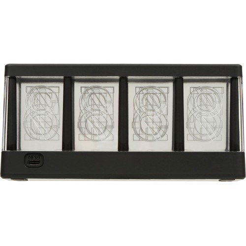 Часы с беспроводной зарядкой "Cyber", 10 Вт (Р)