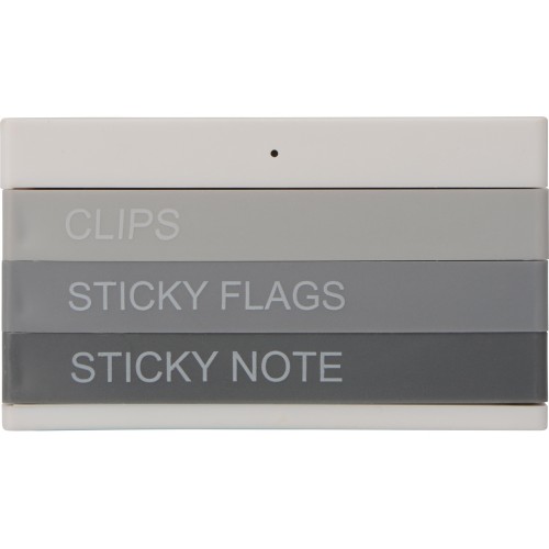 Настольный органайзер с функцией беспроводной зарядки, белый