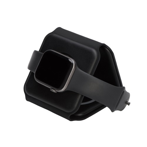 Беспроводное зарядное устройство 3-в-1 «Road», 15 Вт, черный