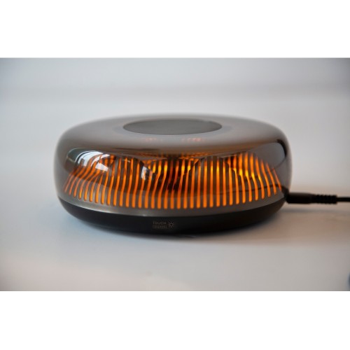 Ночник с беспроводной зарядкой "Ember", 15 Вт, черный