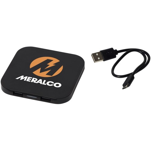 Беспроводное зарядное устройство-хаб «Ozone», черный