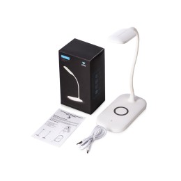 Настольный светильник с беспроводной зарядкой "Nimble", 10 Вт