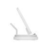 Складная зарядная станция с беспроводной зарядкой «Flashport», 15 Вт, белый