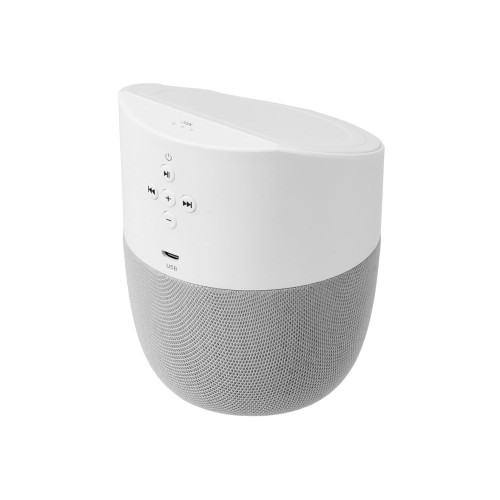 Портативная колонка с беспроводной зарядкой "Shuttle", 5 Вт, белый
