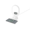 Беспроводная зарядная станция 4-в-1 "Portal" c лампой, 15 Вт, белый