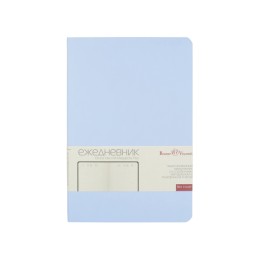 Ежедневник А5 недатированный «Megapolis Velvet Flex», зефирный голубой