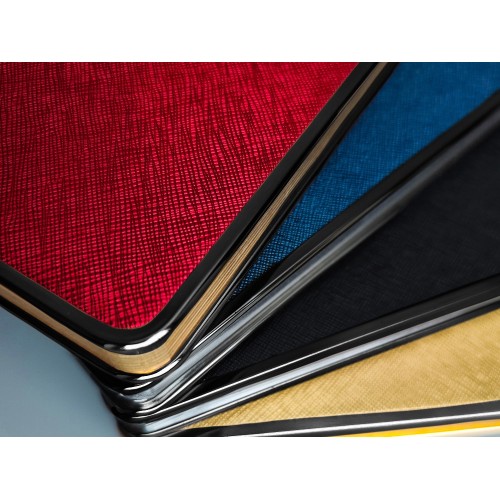 Ежедневник А5 недатированный «Bridge», черный/серебристый