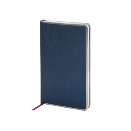 Ежедневник А5 недатированный «Bridge», синий/серебристый