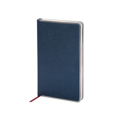 Ежедневник А5 недатированный «Bridge», синий/серебристый