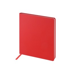 Еженедельник с каменной бумагой А5+ "Carrara", красный