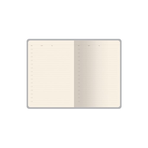 Ежедневник недатированный А5  "La Manche", серый графитовый