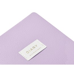 Ежедневник недатированный А5 "Zefir" с нашивкой, сиреневый