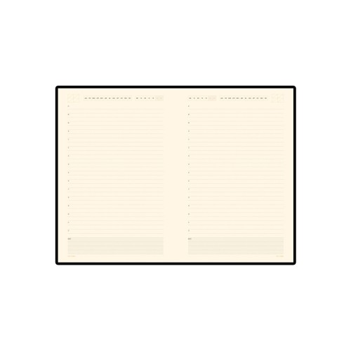 Ежедневник А5 недатированный «Monaco», черный