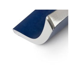 Ежедневник недатированный А5 "Megapolis Nebraska Flex", синий с серебристым обрезом