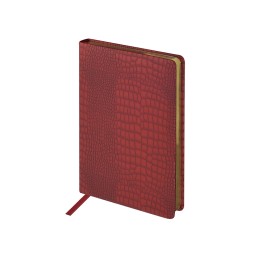 Ежедневник недатированный А5 "Amazonia", бордовый с золотым обрезом