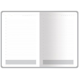 Ежедневник А5 недатированный «Mercury», серый