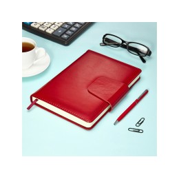 Ежедневник А5 недатированный «Prestige», красный