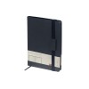 Ежедневник В5 недатированный «Leggenda», темно-синий NAVY (Р)