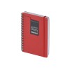Ежедневник недатированный на гребне А5 "Pragmatic", красный