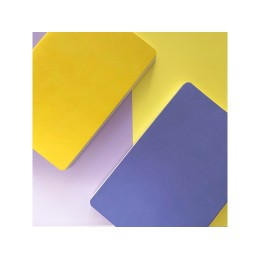 Ежедневник А5 недатированный «Megapolis Velvet Flex», желтый