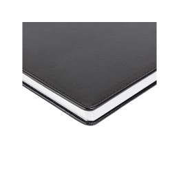 Ежедневник недатированный А4 "Sidney Nebraska", черный (серебряный обрез)