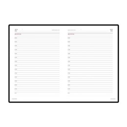 Ежедневник недатированный А6+ «Velvet», зефирный розовый