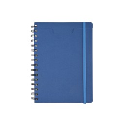 Ежедневник недатированный на гребне А5 "Pragmatic", синий
