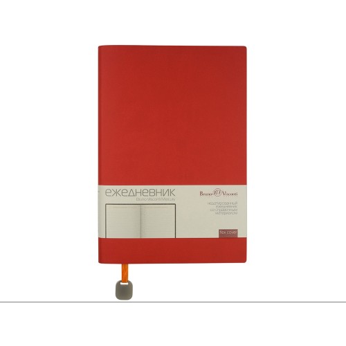 Ежедневник А5 недатированный «Mercury», красный