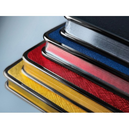 Ежедневник А5 недатированный «Bridge», черный/серебристый