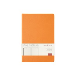 Ежедневник недатированный А5 "Megapolis Nappa", оранжевый