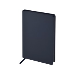 Ежедневник А5 "Megapolis Color New" soft-touch, темно-синий navy