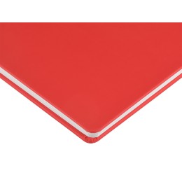 Еженедельник с каменной бумагой А5+ "Carrara", красный