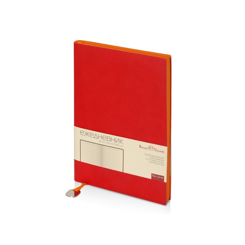 Ежедневник А5 недатированный «Mercury», красный