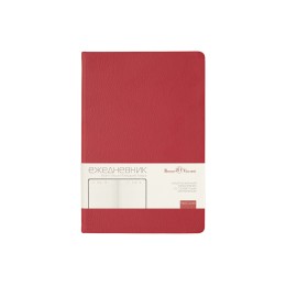 Ежедневник недатированный А5 "Megapolis Nappa", бордовый
