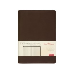 Еженедельник недатированный А5 «Concept», коричневый