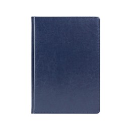 Ежедневник недатированный А4 "Sidney Nebraska", синий (серебряный обрез)