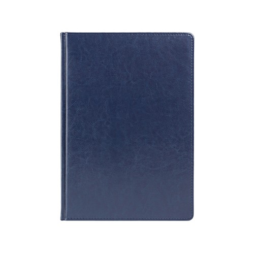 Ежедневник недатированный А4 "Sidney Nebraska", синий (серебряный обрез)