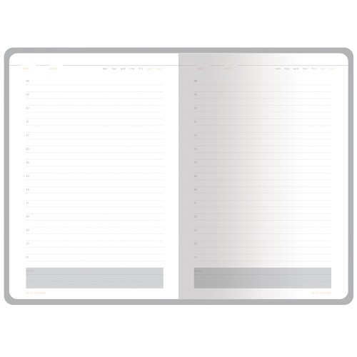 Ежедневник А5 недатированный «Mercury», синий