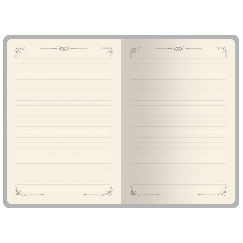 Ежедневник недатированный А5 "Royal", коричневый с бронзовым срезом