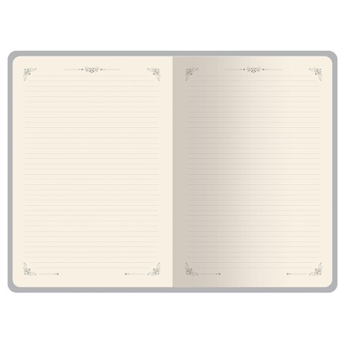 Ежедневник недатированный А4 "Royal", красный с бронзовым срезом