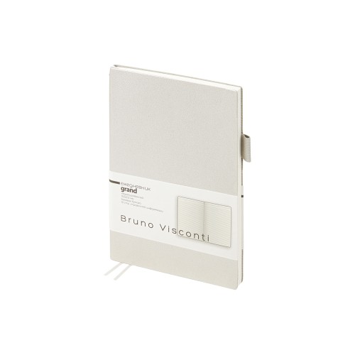 Ежедневник недатированный А5 "Grand", серебро