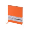 Еженедельник с каменной бумагой А5+ "Carrara", оранжевый
